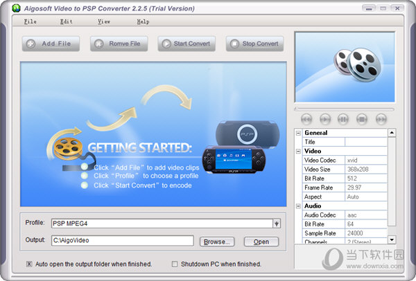 Aigo Video to PSP Converter