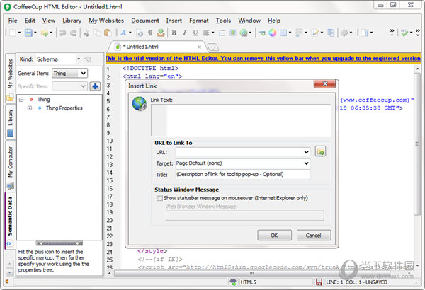 CoffeeCup HTML Editor