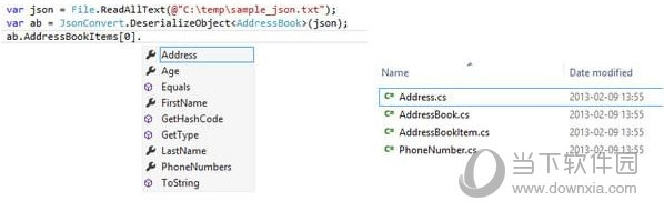 Json Class Generator
