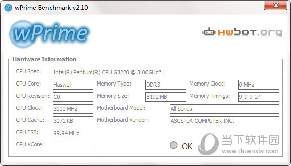 wPrime Benchmark