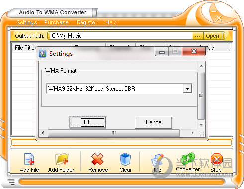 Crystal Audio To WMA Converter