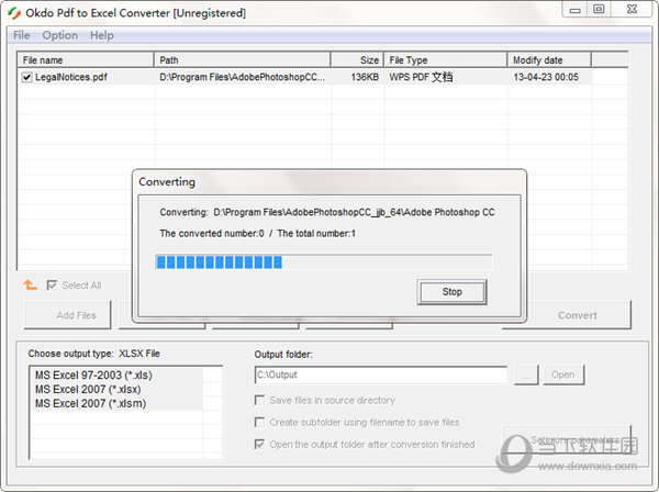 Okdo Pdf to Excel Converter