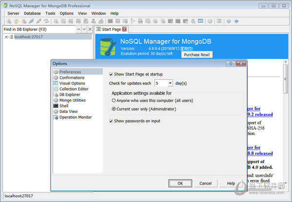 NoSQL Manager for MongoDB