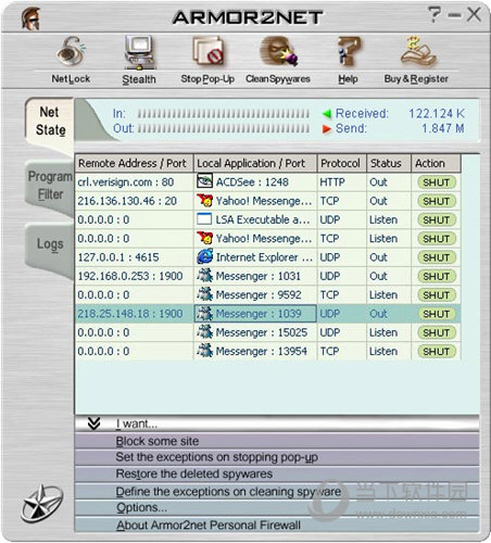Armor2net Personal Firewall