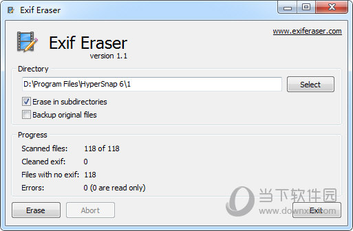 Free EXIF Eraser
