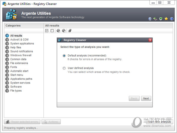 Argente Registry Cleaner