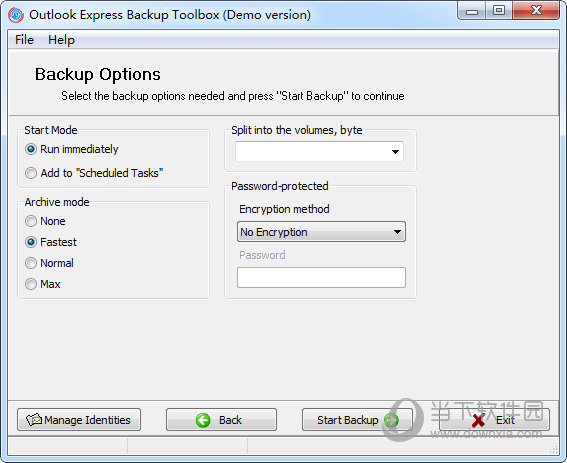 Outlook Express Backup Toolbox