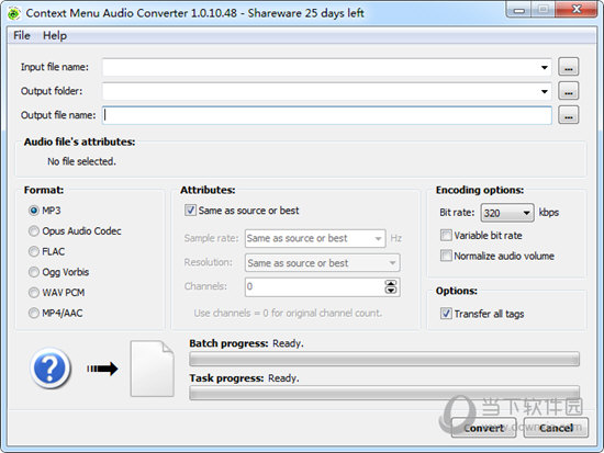 Context Menu Audio Converter 