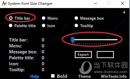System Font Size Changer