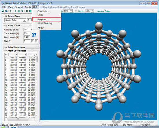 Nanotube Modeler