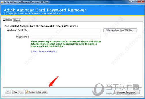 Advik Aadhaar Card Password Remover