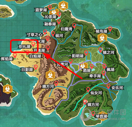 创造与魔法织礼湖在哪织礼湖位置分布图