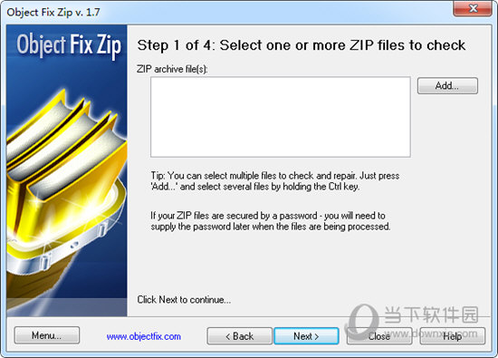 Object Fix Zip