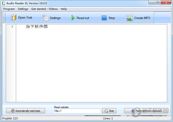 Audio Reader XL