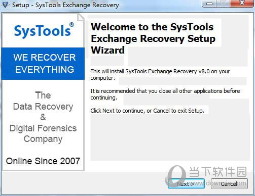 SysTools Exchange Recovery