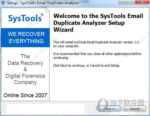 SysTools Email Duplicate Analyzer
