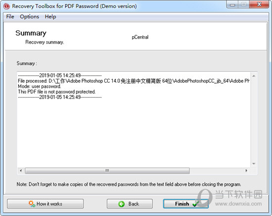 Recovery Toolbox for PDF Password