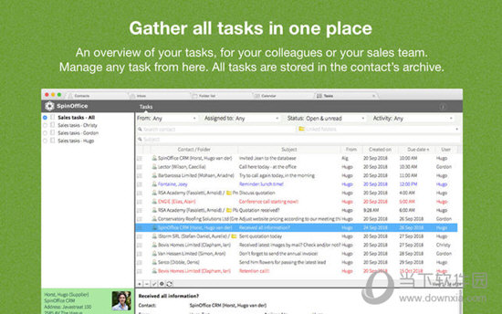 SpinOffice CRM