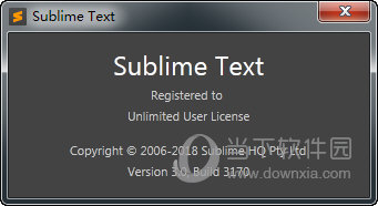 sublime text3中文破解版