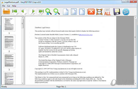 VeryPDF PDFCrop