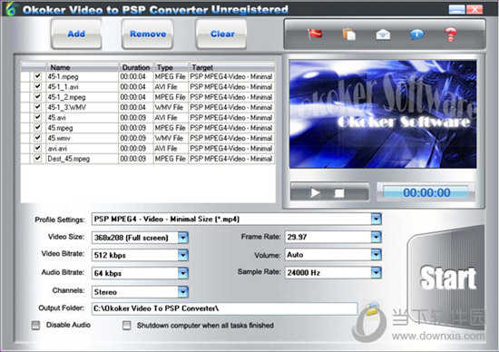 Okoker Video to PSP Converter