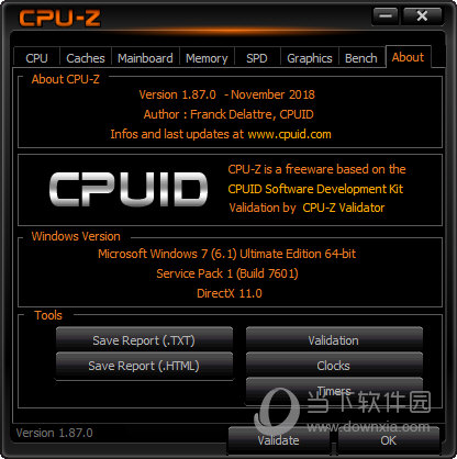 GIGABYTE AORUS CPU-Z