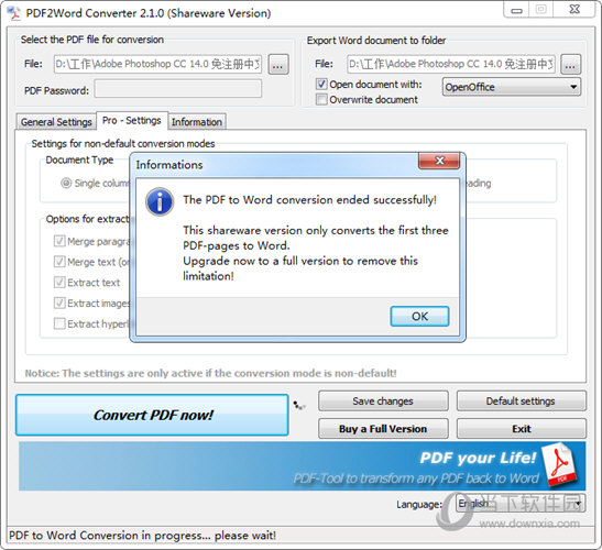 BullZip PDF2Word Converter