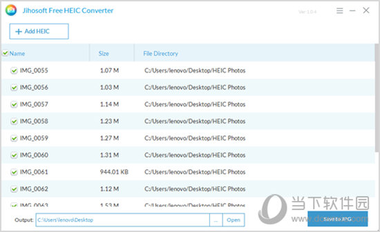 Jihosoft Free HEIC Converter