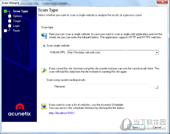 Acunetix Web Vulnerability Scanner