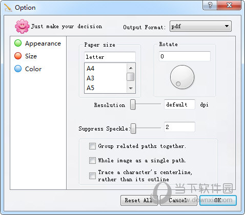 VeryPDF Raster to Vector Converter