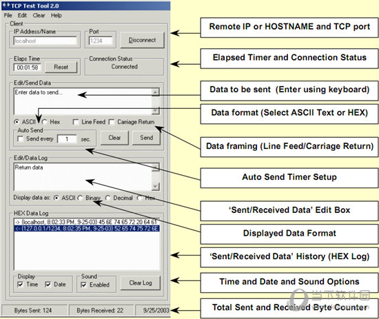TCP Test Tool