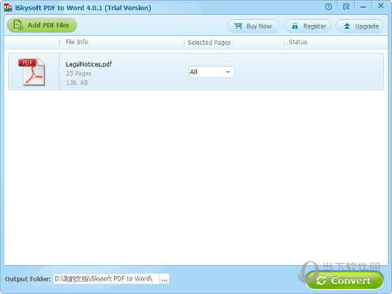 iSkysoft PDF to Word