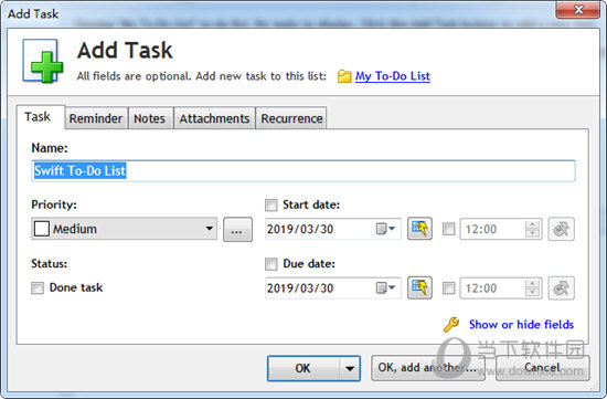Swift To-Do List