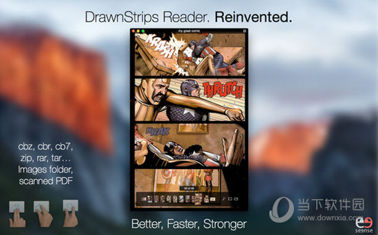 Drawnstrips Reader