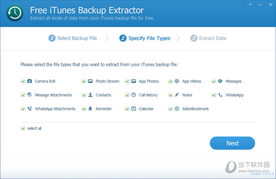 iTunes Backup Extractor Free Edition
