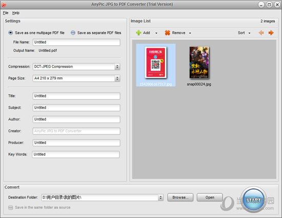 AnyPic JPG to PDF Converter