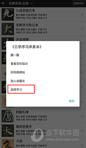 不厌书法选择学习