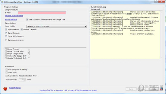 GO Contact Sync Mod