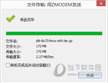 成功上传文件
