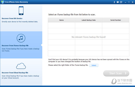 Aiseesoft Free iPhone Data Recovery