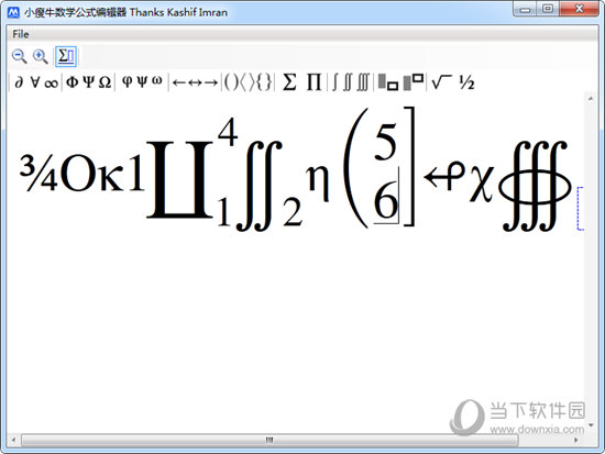 小瘦牛数学公式编辑器