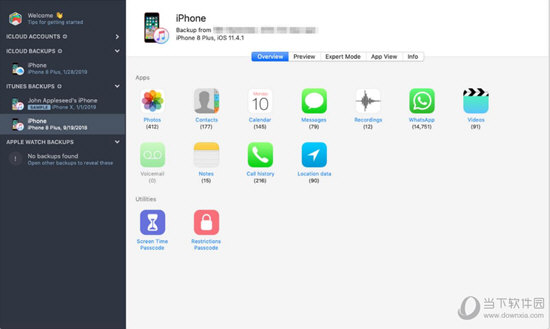 Reincubate iPhone Backup Extractor