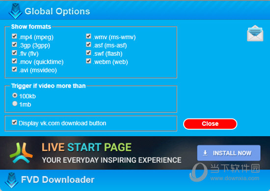 Flash Video Downloader破解版 Fvd下载器v4 0 1 中文免费版下载 当下软件园 软件下载