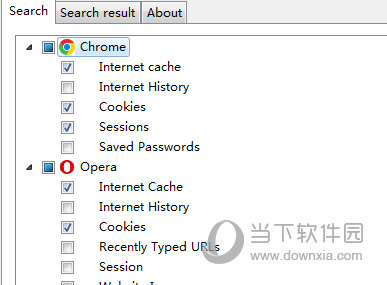 选择所需的部分来清理计算机