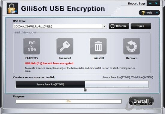 GiliSoft USB Encryption