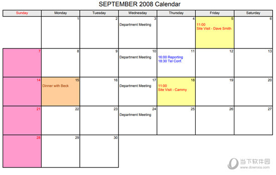 Smart Calendar输出PDF