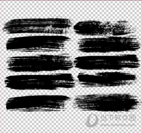 PS毛笔字笔刷