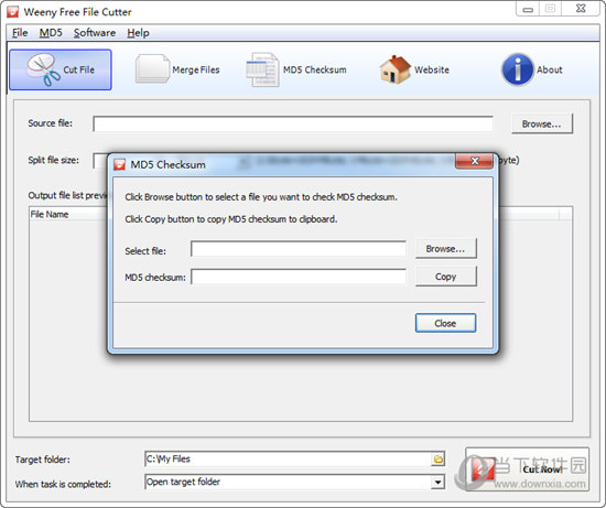 Weeny Free File Cutter