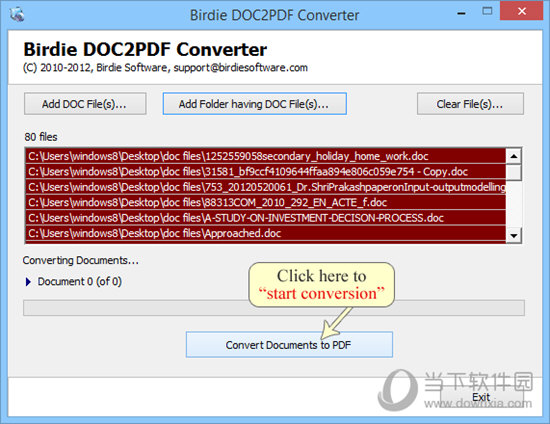 Birdie DOC2PDF Converter