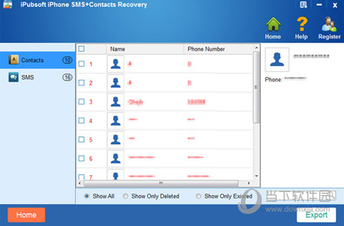 iPubsoft iPhone SMS Contacts Recovery下载|iPubsoft iPhone SMS Contacts Recovery(苹果数据恢复软件) V2.0.41 官方版下载